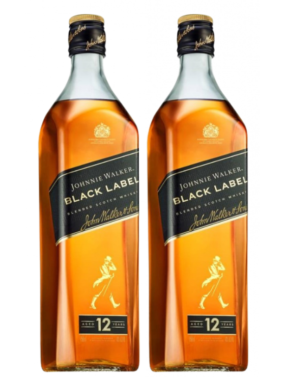 2 Johnnie Walker Black 1LT