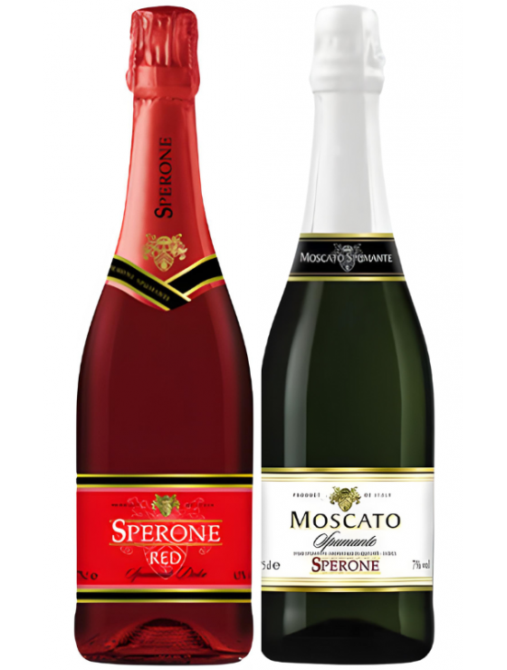 Sperone red + Moscato Blanco