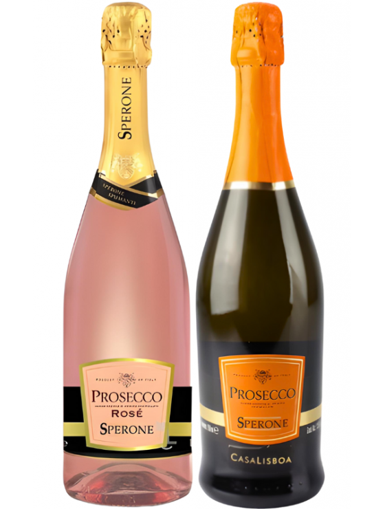 Prosecco Rose + Prosecco Brut