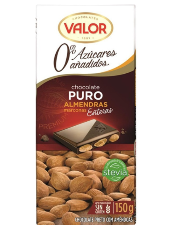 Valor Puro Con Almendra 150G