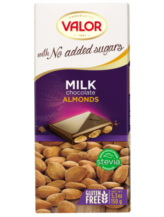 Valor Leche Con Almendras 100G